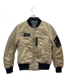 muta MARINE×acanthus（ムータマリン×アカンサス）の古着「MA-1ジャケット」｜ベージュ