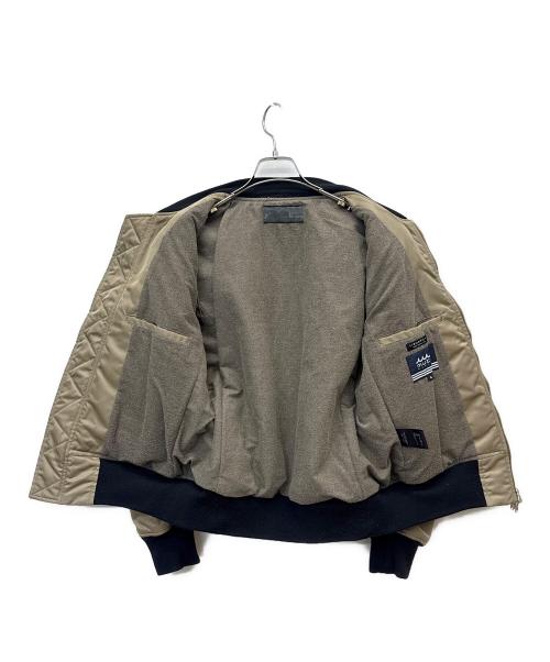 muta MARINE（ムータマリン）muta MARINE (ムータマリン) acanthus (アカンサス) MA-1ジャケット ベージュ サイズ:SIZE 4の古着・服飾アイテム