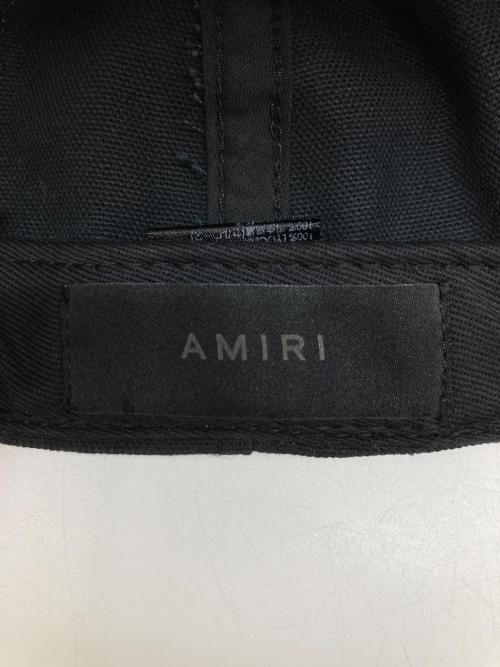 AMIRI（アミリ）AMIRI (アミリ) ロゴ刺繍トラッカーキャップ ブラック サイズ:SIZE 56CM-62CMの古着・服飾アイテム