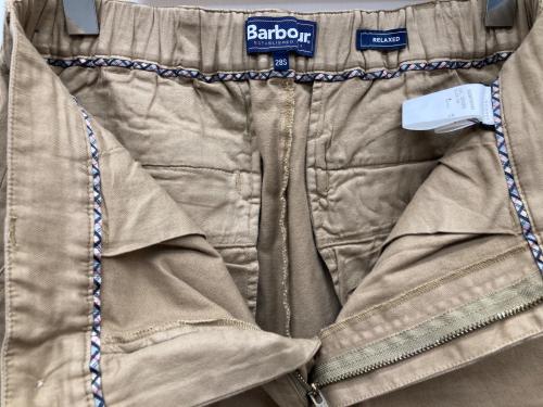 Barbour（バブアー）Barbour (バブアー) タックパンツ ベージュ サイズ:28Sの古着・服飾アイテム