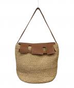 SEAシー）の古着「BASKET BAG」｜ベージュ