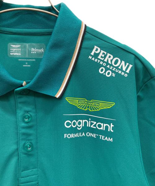 HUGO BOSS（ヒューゴ ボス）HUGO BOSS (ヒューゴ ボス) ASTON MARTIN (アストン マーチン) ポロシャツ グリーン サイズ:XLの古着・服飾アイテム