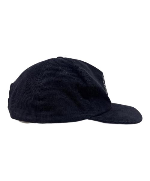 cali headwear（カリヘッドウェア）Cali Headwear (カリヘッドウェア) コーデュロイ刺繍キャップ ブラックの古着・服飾アイテム