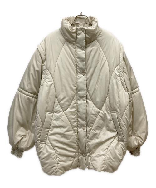 Ameri（アメリ）Ameri (アメリ) 2WAY WAVE STITCH PADDED JACKET アイボリー サイズ:Sの古着・服飾アイテム
