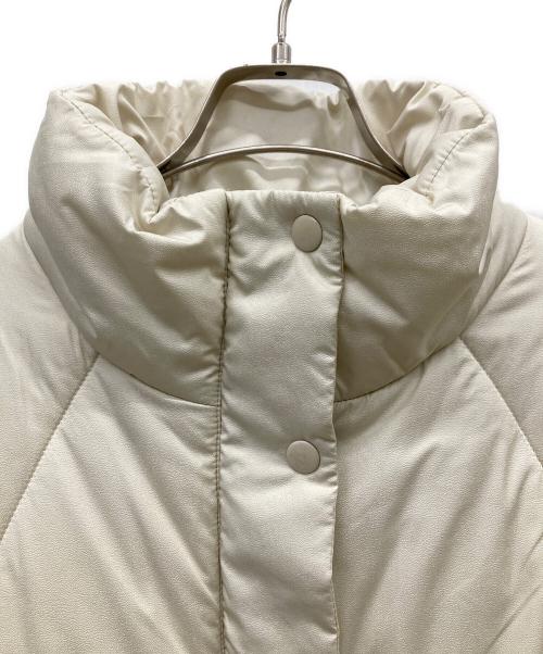 Ameri（アメリ）Ameri (アメリ) 2WAY WAVE STITCH PADDED JACKET アイボリー サイズ:Sの古着・服飾アイテム