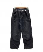 YENNイエン）の古着「TUCK BELT DESIGN PANTS」｜ブラック