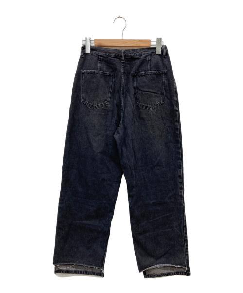 YENN（イエン）YENN (イエン) TUCK BELT DESIGN PANTS ブラック サイズ:38の古着・服飾アイテム
