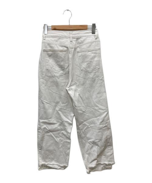 YENN（イエン）YENN (イエン) HIGH RISE TUCK WIDE PANTS ホワイト サイズ:38の古着・服飾アイテム