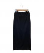 YENNイエン）の古着「ADJUST SLIT SKIRT」｜ブラック