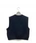 YENN (イエン) DOUBLE FACE KNIT VEST ブラック サイズ:FREE：8000円