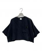 YENNイエン）の古着「SHEER WIDE TEE」｜ブラック
