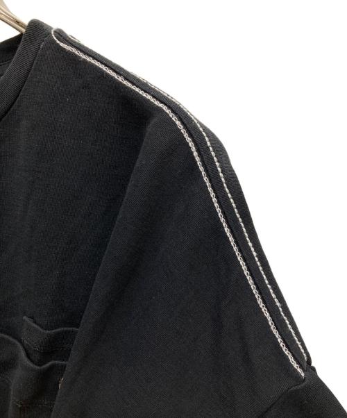 YENN（イエン）YENN (イエン) SHEER WIDE TEE ブラック サイズ:SIZE Freeの古着・服飾アイテム