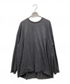 YENNイエン）の古着「CURVE FORM LONG TEE」｜グレー