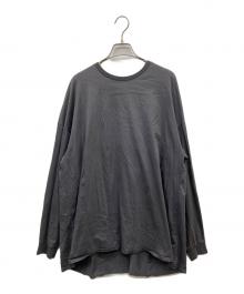 YENN（イエン）の古着「CURVE FORM LONG TEE」｜グレー