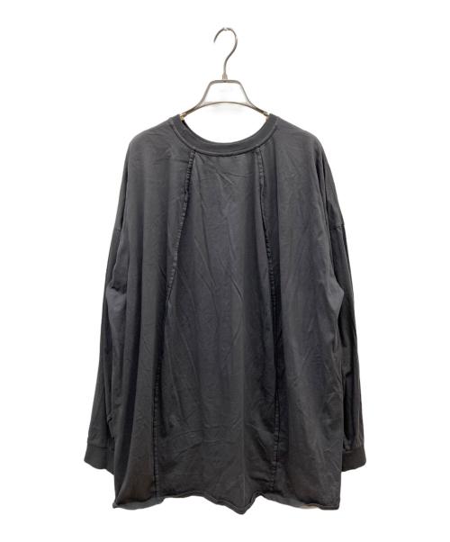 YENN（イエン）YENN (イエン) CURVE FORM LONG TEE グレー サイズ:SIZE Freeの古着・服飾アイテム