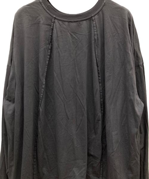 YENN（イエン）YENN (イエン) CURVE FORM LONG TEE グレー サイズ:SIZE Freeの古着・服飾アイテム