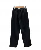 TODAYFULトゥデイフル）の古着「Cushion Easy Trousers」｜ブラック