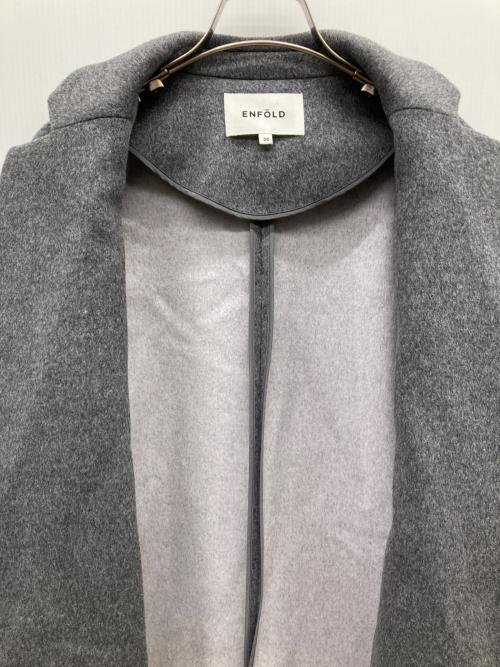 ENFOLD（エンフォルド）ENFOLD (エンフォルド) トップリバーチェスターコート グレー サイズ:SIZE 36の古着・服飾アイテム
