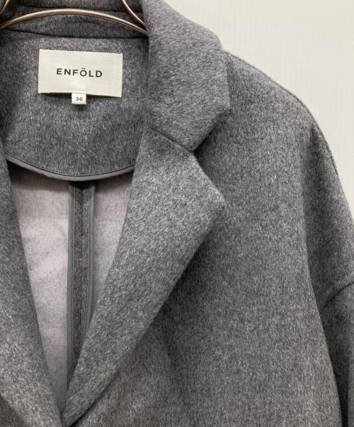 ENFOLD（エンフォルド）ENFOLD (エンフォルド) トップリバーチェスターコート グレー サイズ:SIZE 36の古着・服飾アイテム