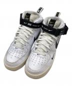 NIKEナイキ）の古着「AIR FORCE 1 MID UTILITY WHITE BLACK」｜ホワイト×ブラック