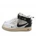 NIKE (ナイキ) AIR FORCE 1 MID UTILITY WHITE BLACK ホワイト×ブラック サイズ:26.5：8000円