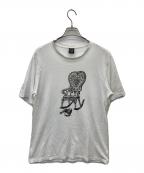 NUMBER (N)INEナンバーナイン）の古着「ハートチェアグラフィックTシャツ」｜ホワイト