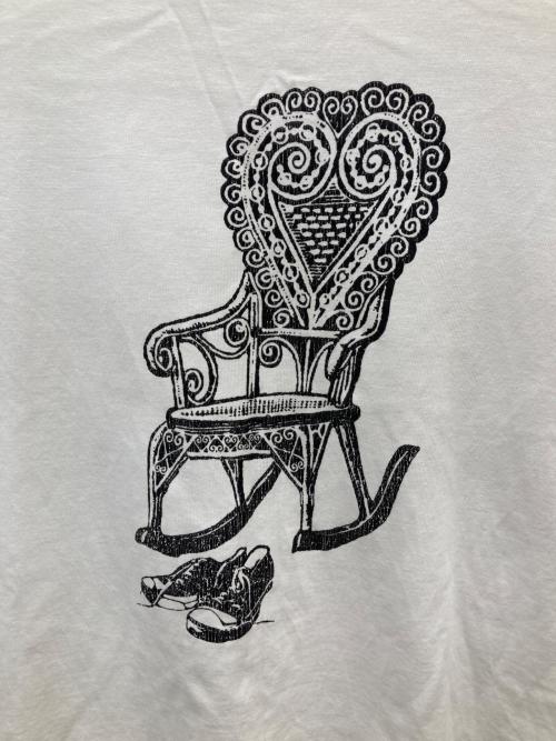 NUMBER (N)INE（ナンバーナイン）NUMBER (N)INE (ナンバーナイン) ハートチェアグラフィックTシャツ ホワイト サイズ:4の古着・服飾アイテム