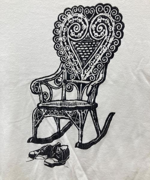 NUMBER (N)INE（ナンバーナイン）NUMBER (N)INE (ナンバーナイン) ハートチェアグラフィックTシャツ ホワイト サイズ:3の古着・服飾アイテム