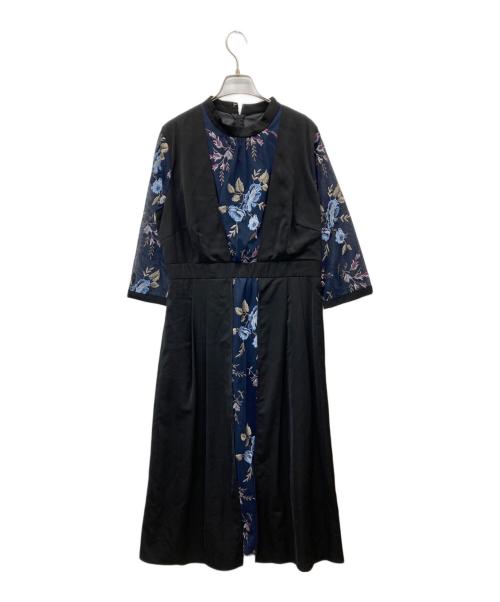 callarus（カラス）CALLARUS (カラス) 切替ワンピース ブラック サイズ:LL 未使用品の古着・服飾アイテム