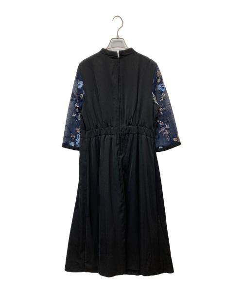 callarus（カラス）CALLARUS (カラス) 切替ワンピース ブラック サイズ:LL 未使用品の古着・服飾アイテム