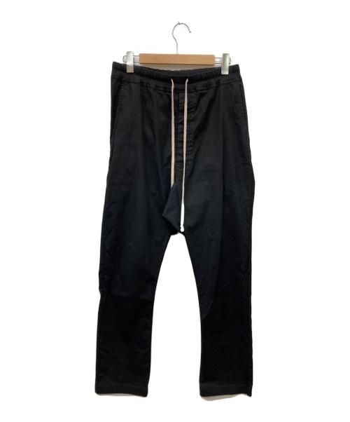 RICK OWENS（リックオウエンス）RICK OWENS (リックオウエンス) WALRUS ドローコードサルエルパンツ ブラック サイズ:46の古着・服飾アイテム