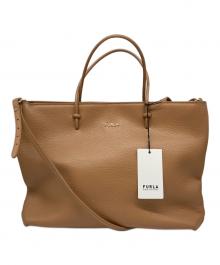 FURLA（フルラ）の古着「ESSENTIAL M TOTE」｜ブラウン