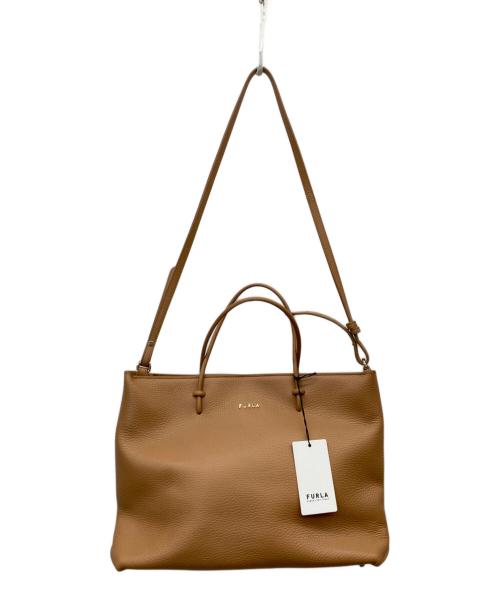 FURLA（フルラ）FURLA (フルラ) ESSENTIAL M TOTE ブラウン サイズ:-の古着・服飾アイテム