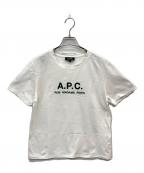 A.P.C.アーペーセー）の古着「RUE MADAME 刺繍ロゴシャツ」｜ホワイト