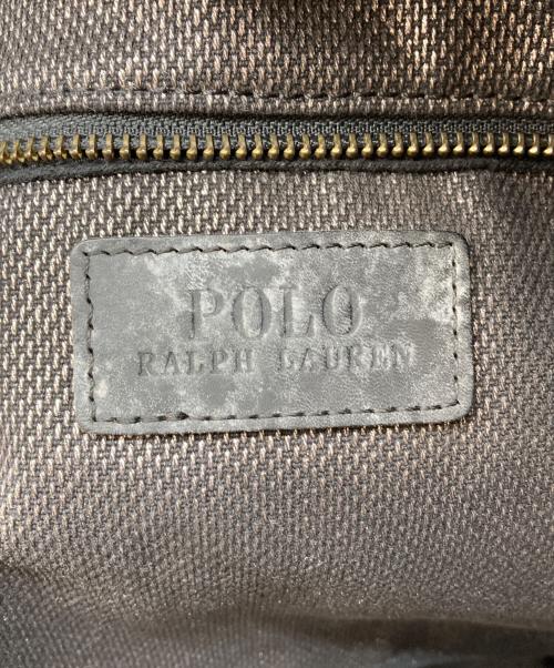 RALPH LAUREN（ラルフローレン）RALPH LAUREN (ラルフローレン) ポニー刺繍トートバッグ ブラウンの古着・服飾アイテム