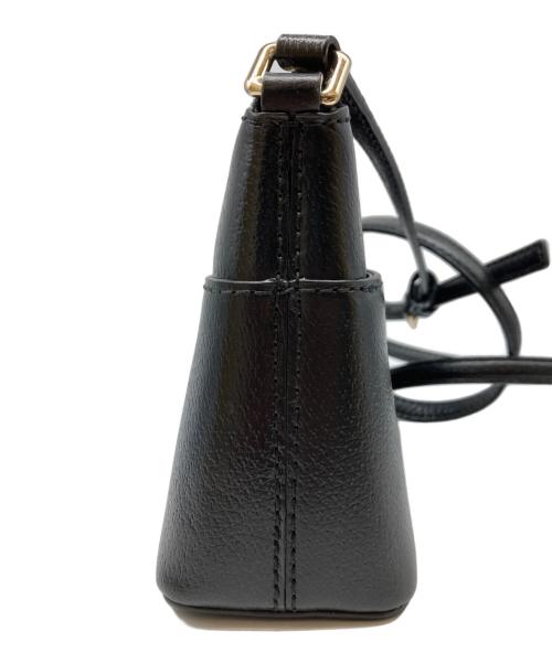 Kate Spade（ケイトスペード）Kate Spade (ケイトスペード) レザーショルダーバッグ ブラックの古着・服飾アイテム