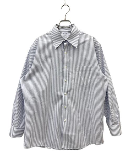 BROOKS BROTHERS（ブルックスブラザーズ）BROOKS BROTHERS (ブルックスブラザーズ) ストライプシャツ ホワイト×ブルー サイズ:15 1/2の古着・服飾アイテム