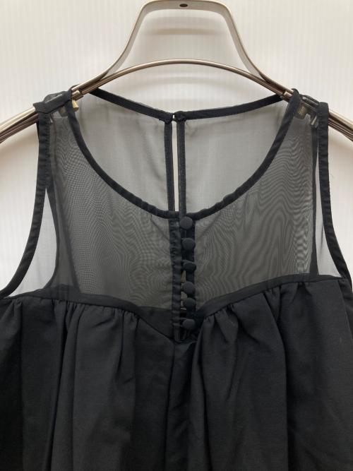 anuans（アニュアンス）anuans (アニュアンス) スプレッドフレアブラウス ブラック サイズ:FREE 未使用品の古着・服飾アイテム