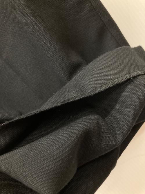 ETRE TOKYO（エトレトウキョウ）ETRE TOKYO (エトレトウキョウ) フォールドベルト タックパンツ ブラック サイズ:Sの古着・服飾アイテム