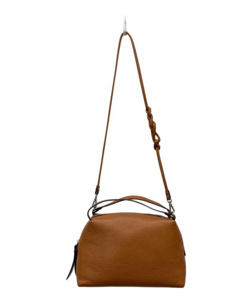 GIANNI CHIARINI（ジャンニ キアリーニ）GIANNI CHIARINI (ジャンニ キアリーニ) ALIFA S 2WAY レザーバッグ ブラウン サイズ:-の古着・服飾アイテム