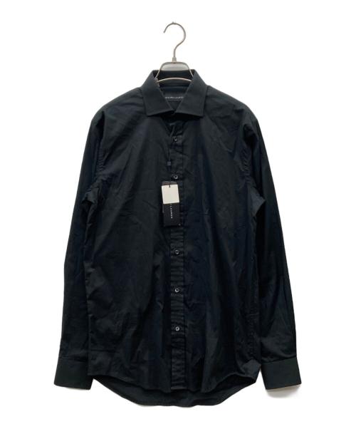 RALPH LAUREN（ラルフローレン）RALPH LAUREN (ラルフローレン) レギュラーカラーストレッチシャツ ブラック サイズ:Ｓ 未使用品の古着・服飾アイテム