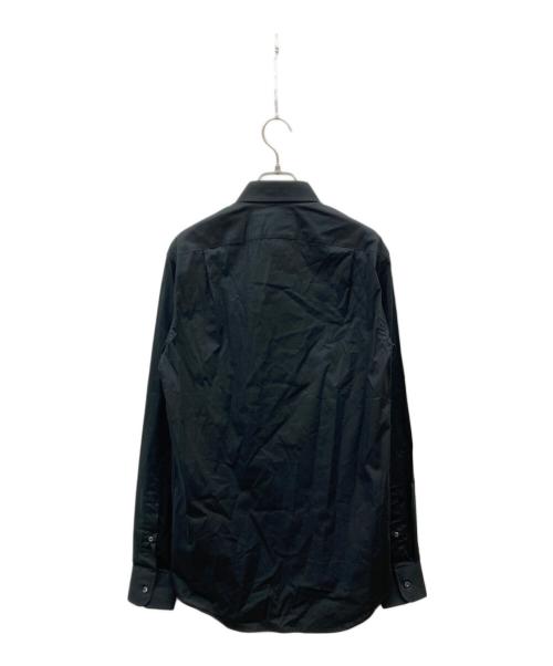 RALPH LAUREN（ラルフローレン）RALPH LAUREN (ラルフローレン) レギュラーカラーストレッチシャツ ブラック サイズ:Ｓ 未使用品の古着・服飾アイテム