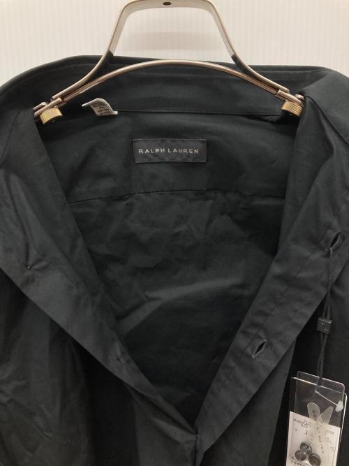 RALPH LAUREN（ラルフローレン）RALPH LAUREN (ラルフローレン) レギュラーカラーストレッチシャツ ブラック サイズ:Ｓ 未使用品の古着・服飾アイテム