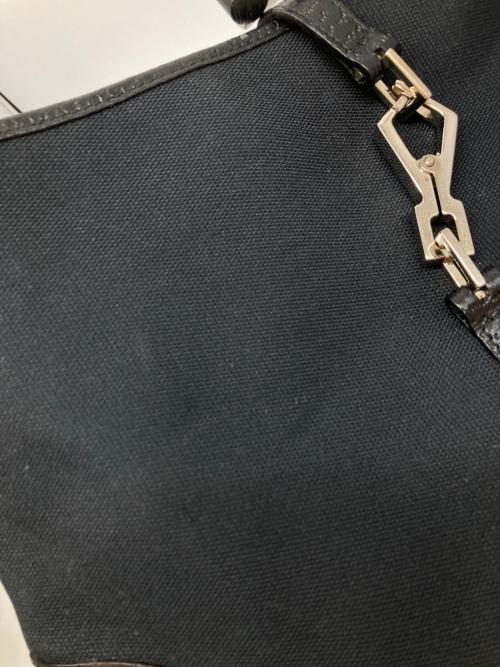 GUCCI（グッチ）GUCCI (グッチ) バンブージャッキー ワンショルダーバッグ ブラックの古着・服飾アイテム