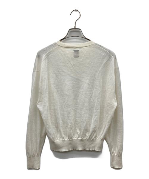 BATONER（バトナ―）BATONER (バトナ―) クルーネックニット ホワイト サイズ:2の古着・服飾アイテム