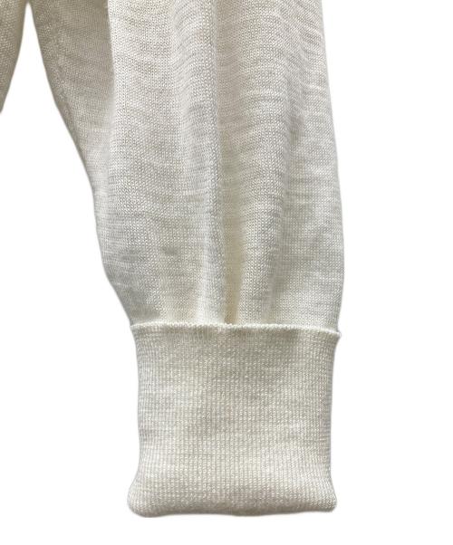 BATONER（バトナ―）BATONER (バトナ―) クルーネックニット ホワイト サイズ:2の古着・服飾アイテム