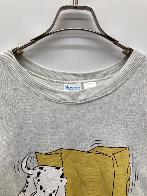 Champion REVERSE WEAVE（チャンピオン リバース ウィーブ）Champion REVERSE WEAVE (チャンピオン リバース ウィーブ) DISNEY (ディズニ―) クルーネックスウェット グレー サイズ:XLの古着・服飾アイテム