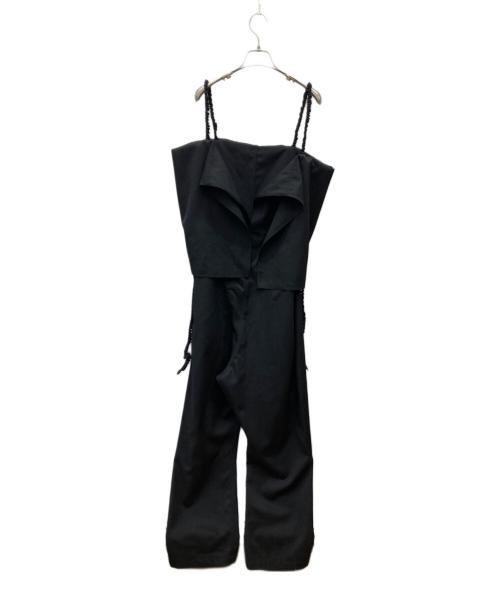YOHJI YAMAMOTO（ヨウジヤマモト）YOHJI YAMAMOTO (ヨウジヤマモト) オールインワン ブラック サイズ:1の古着・服飾アイテム