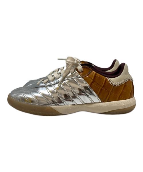 adidas（アディダス）adidas (アディダス) WALES BONNER (ウェールズボナー) MN Samba Metallic ブラウン×シルバー サイズ:25.5の古着・服飾アイテム