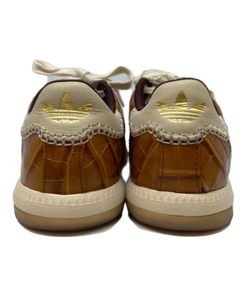 adidas（アディダス）adidas (アディダス) WALES BONNER (ウェールズボナー) MN Samba Metallic ブラウン×シルバー サイズ:25.5の古着・服飾アイテム